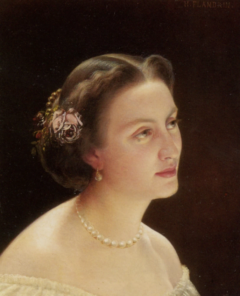 Hippolyte Flandrin - 120, Ritratto di una signora